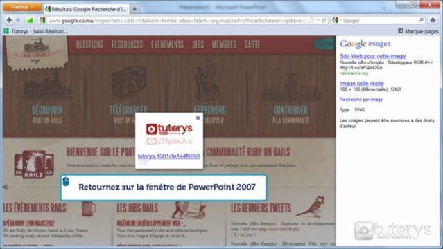 Comment insérer une image avec PowerPoint 2007 ?