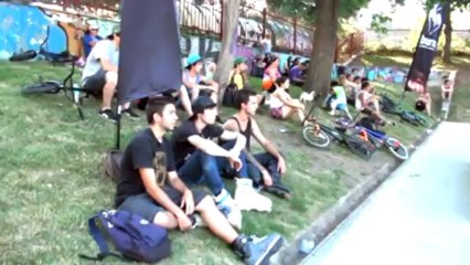 El III Campeonato de BMX 'La Monstruo' se celebró en el Parque de La Chopera de Leganés