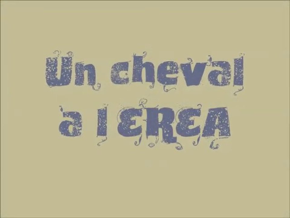 Un cheval à l'EREA 7.06.13