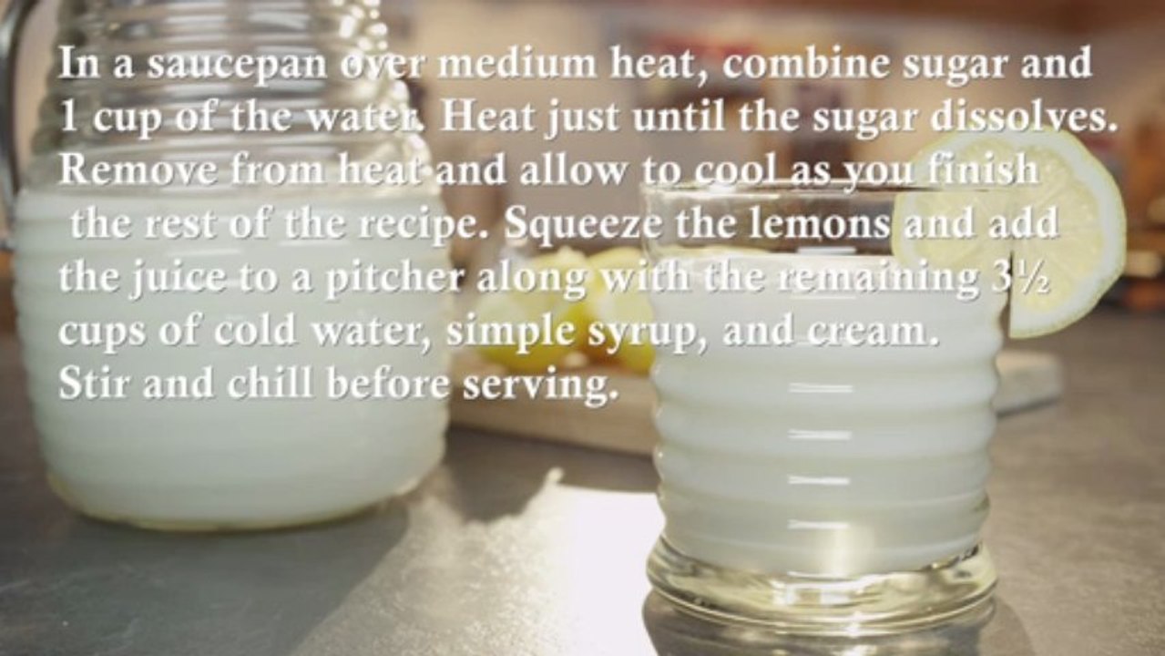 Farm Stand Lemonade Recipe