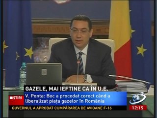 PONTA cere, cu tupeu maxim, gaze mai SCUMPE pt romani: SUNT PREA IEFTINE!