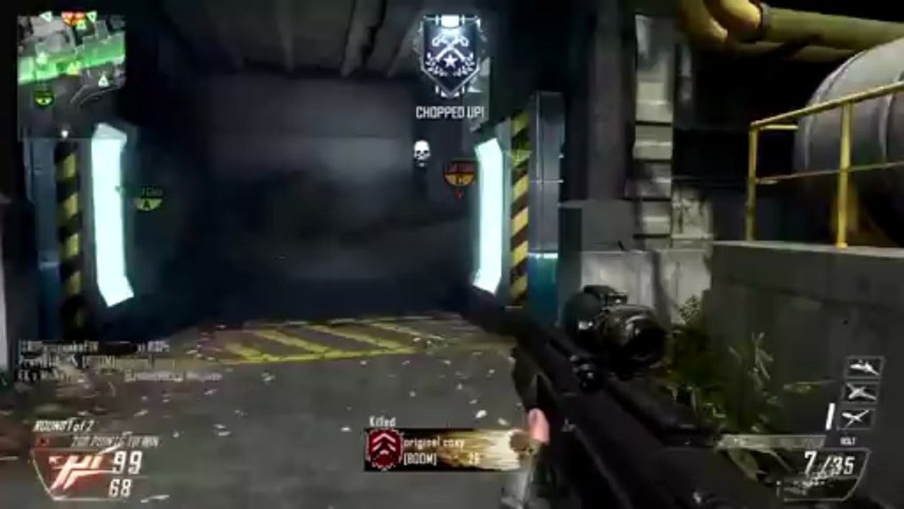 Black Ops 2 Combat Axe Across Map Killcam!