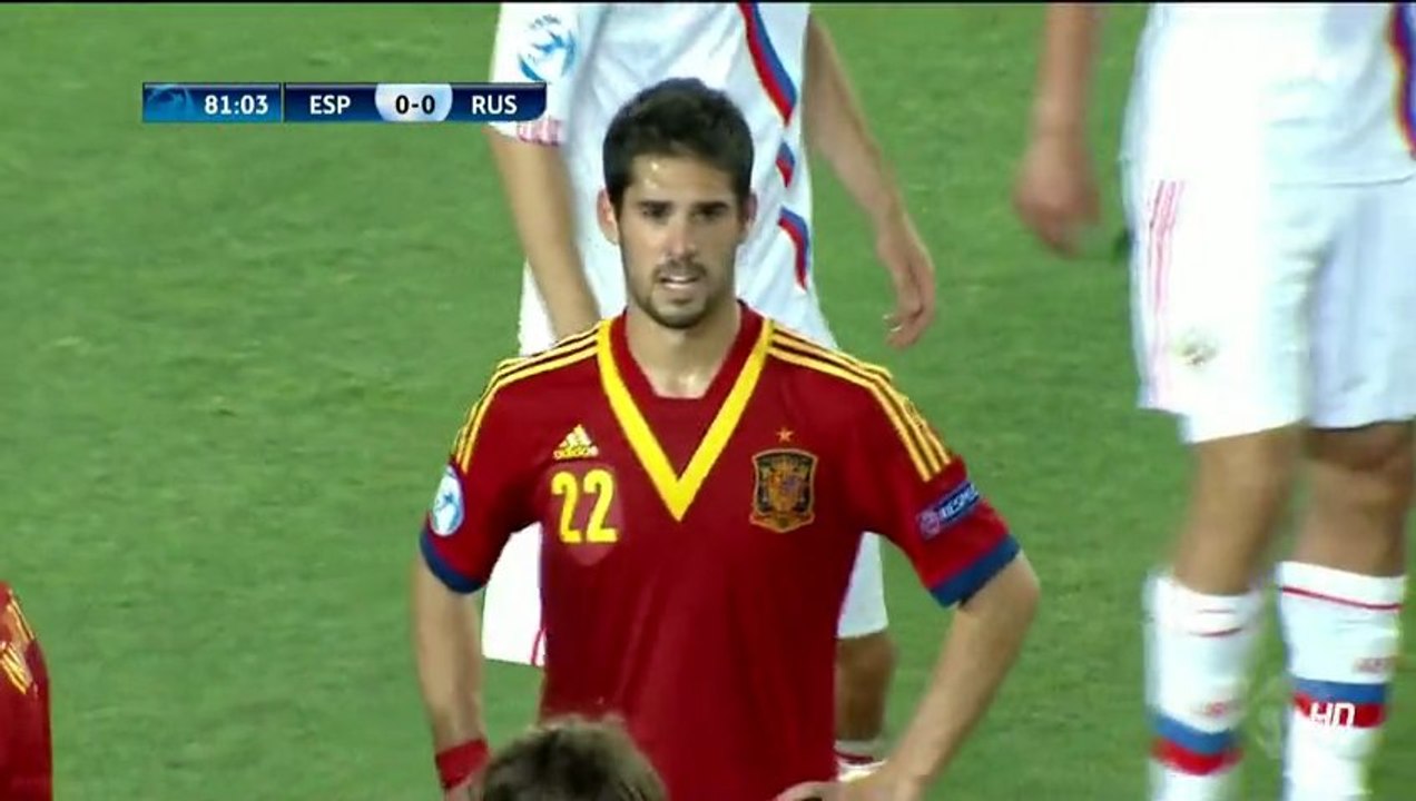 España 1 - 0 Rusia Europeo Sub21 2ª parte