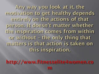 Good Health through Consistent Effort