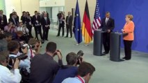 Angela Merkel joint press conference with US President Barack Obama
