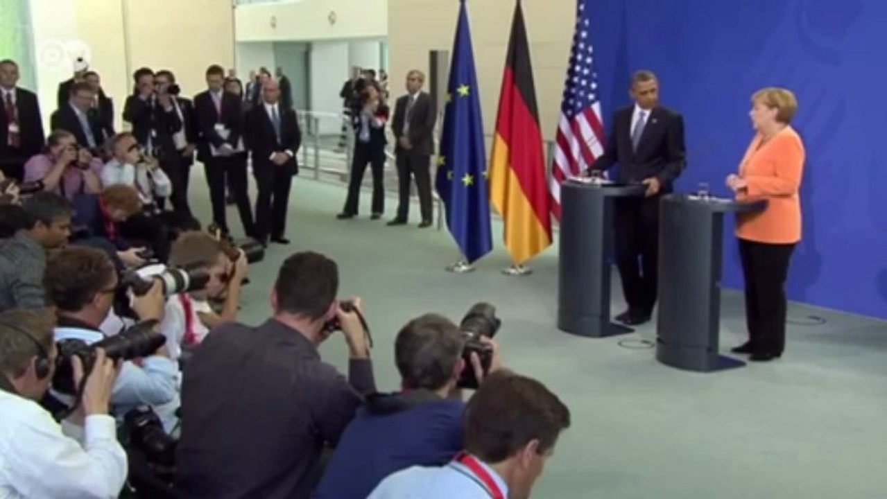 Angela Merkel joint press conference with US President Barack Obama