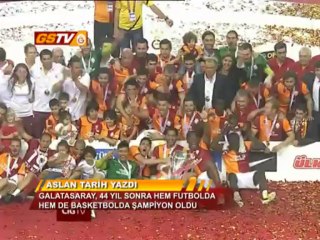 Futbol ve Basketbol da Aslan Tarih Yazdı