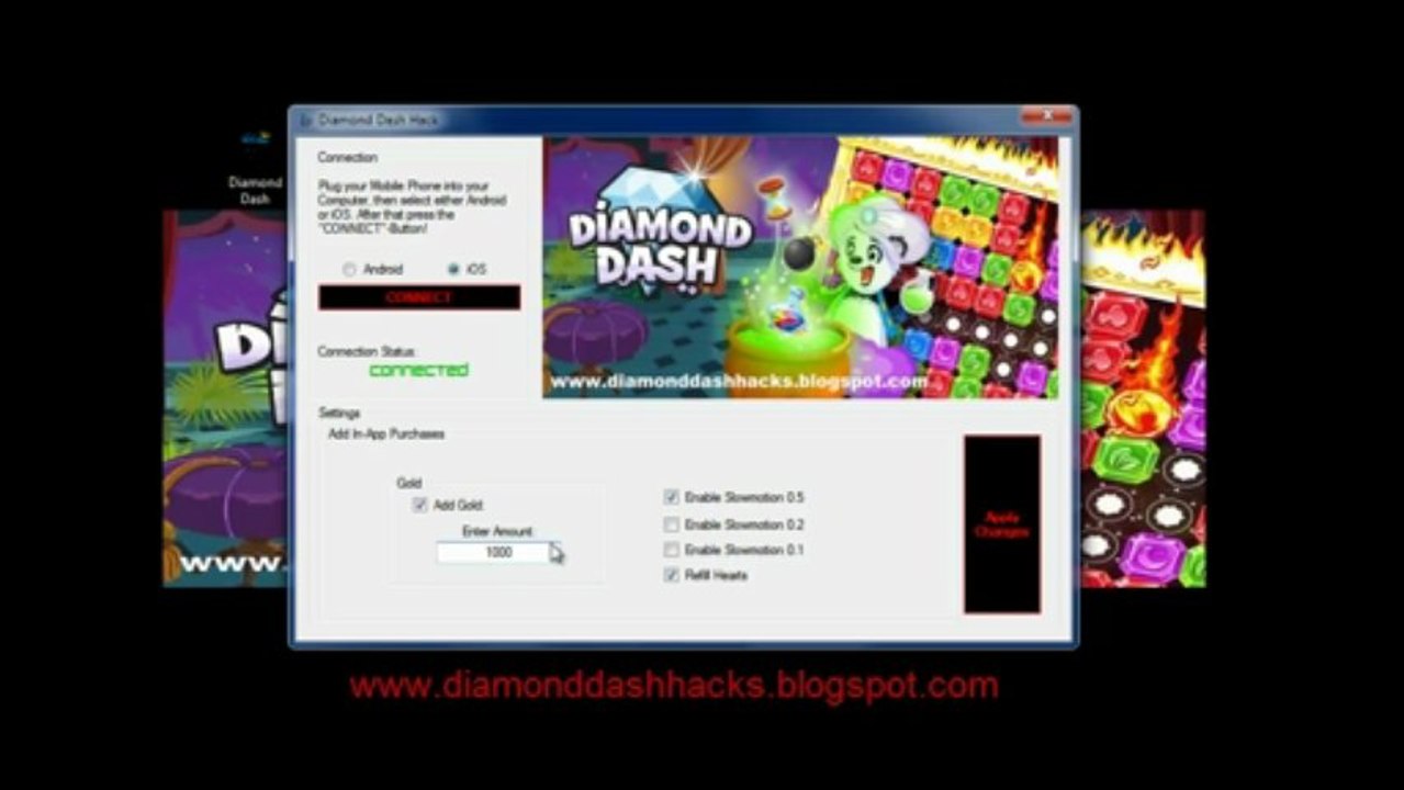Diamond Dash Hack Tool | UPDATED & WORKING | June 2013