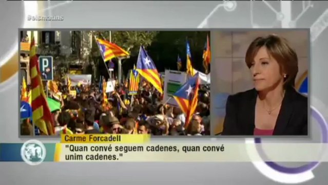 TV3 - Els matins - Forcadell: Tinc un mandat d'un any i quan es faci la consulta jo seré encara