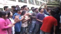 Students protest against ‘miser’ internal results