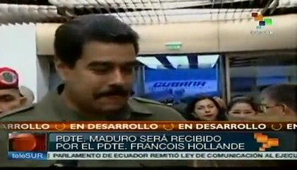 Presidente Maduro realiza visita oficial a Francia
