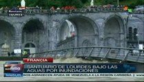 Francia: Evacuan santuario de Lourdes por las inundaciones