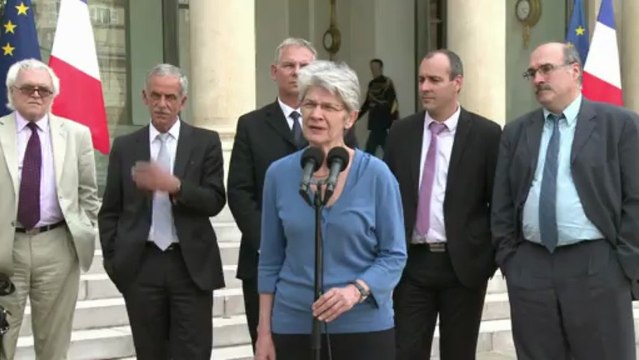 Les syndicats reçus à l'Elysée avant la conférence sociale