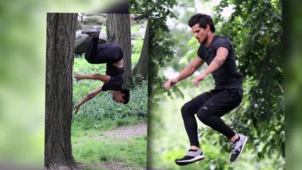 Taylor Lautner dévoile son corps sexy en tournage