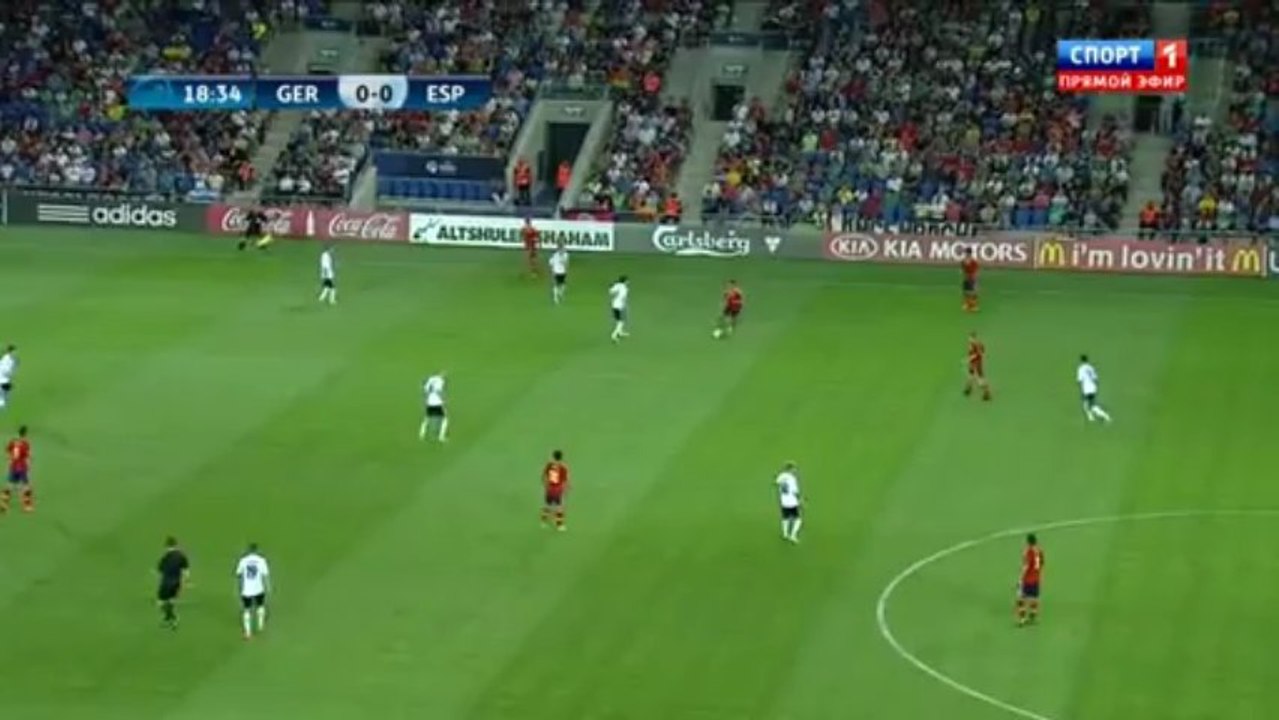 España 1 - 0 Alemania Europeo Sub21 Israel 2013 1ª Parte