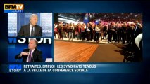 BFM STORY: Les syndicats tendus à la veille de l'ouverture de la conférence sociale - 19/06