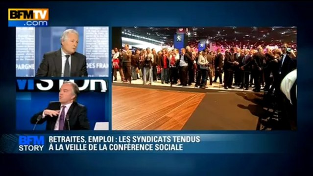 BFM STORY: Les syndicats tendus à la veille de l'ouverture de la conférence sociale - 19/06