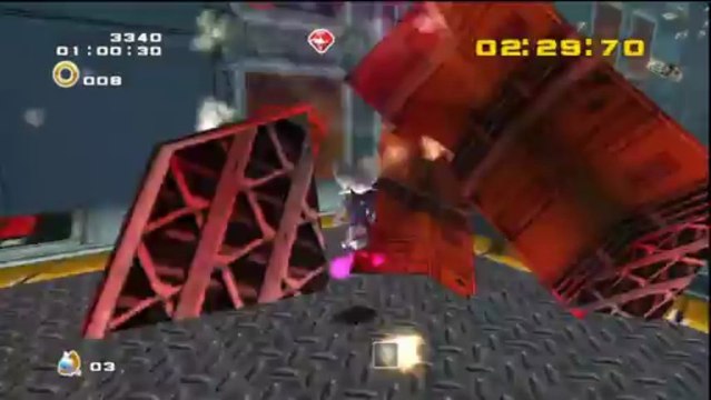 Sonic Adventure 2 Battle - Dark - Rouge : Security Hall - Mission 4 : Ramasse les Emerald en 3 minutes 0 secondes !
