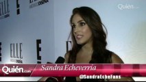 Sandra Echeverria habla sobre su estilo personal en el evento Elle Mexico Diseña