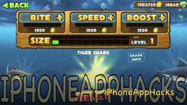 Hungry Shark Evolution iPhone Hack Cheat Mod Glitch Unlimited Coins Gameplay
