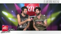 Vidéo :  Foals - Questions Backstage RTL2 #CTTPRTL2