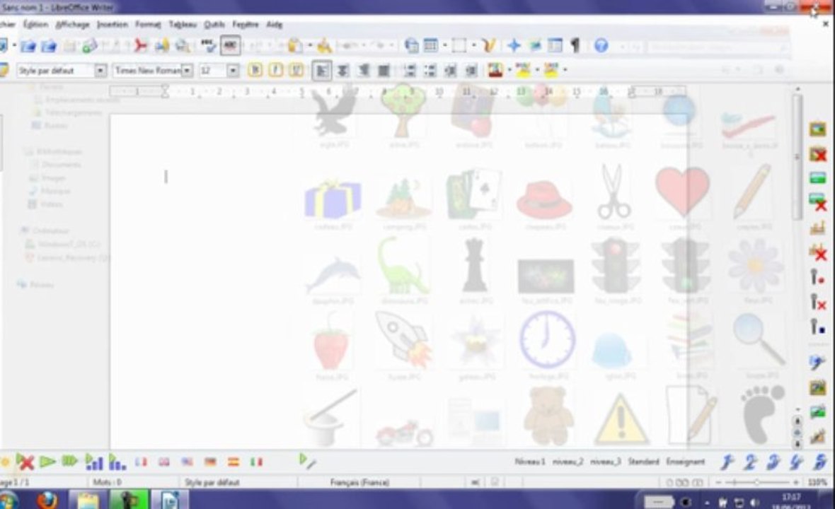 Utiliser l'interface école pour Libre Office pour les enseignants