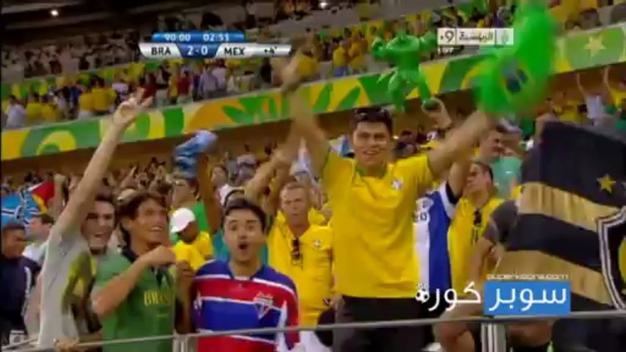 هدف البرازيل الثاني فى المكسيك