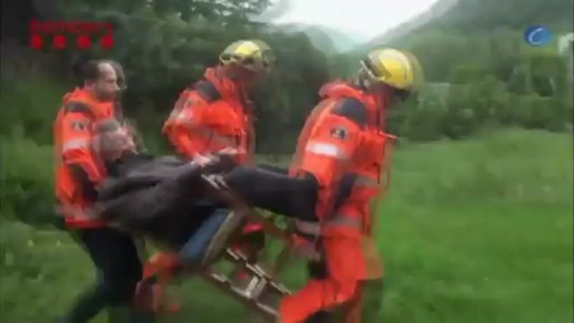 Espectaculares imágenes aéreas de las inundaciones en el Vall d'Aran
