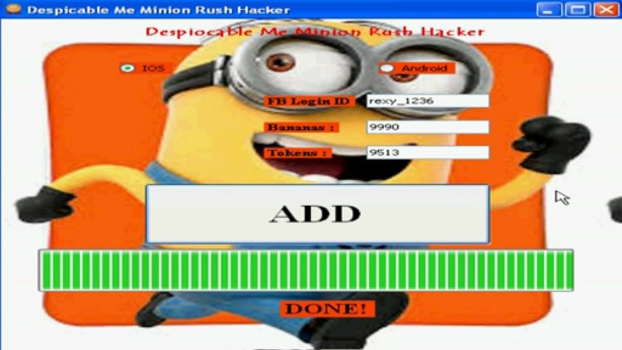Hack Despicable Me Minion Rush (Cheats Tool) For All Devices .mp4