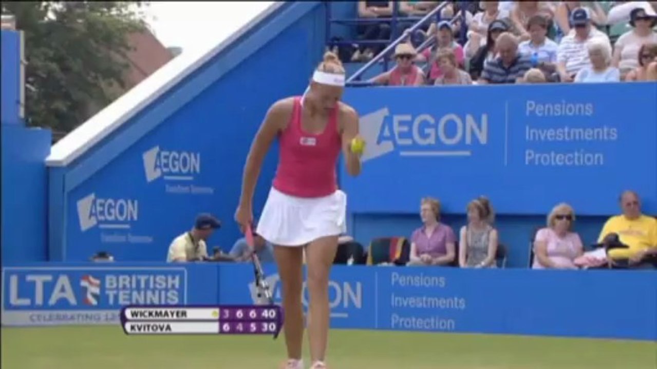 Eastbourne: kvitova verpatzt wimbledon-probe