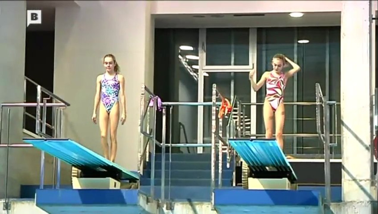 Paula i Júlia Gilabert, campiones d’Espanya de salts de trampolí