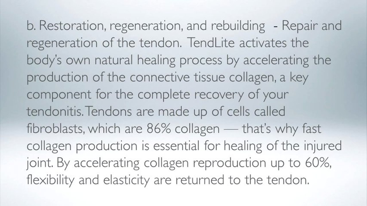 Tendonitis Treatment | Treatment For Tendonitis