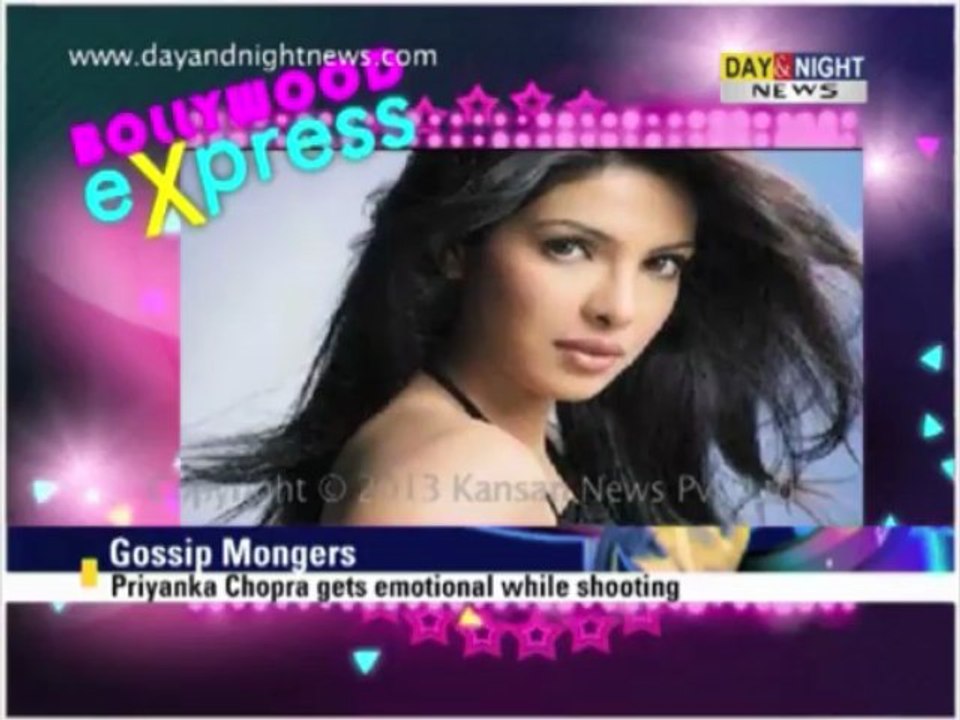 Priyanka Chopra gets emotional while shooting