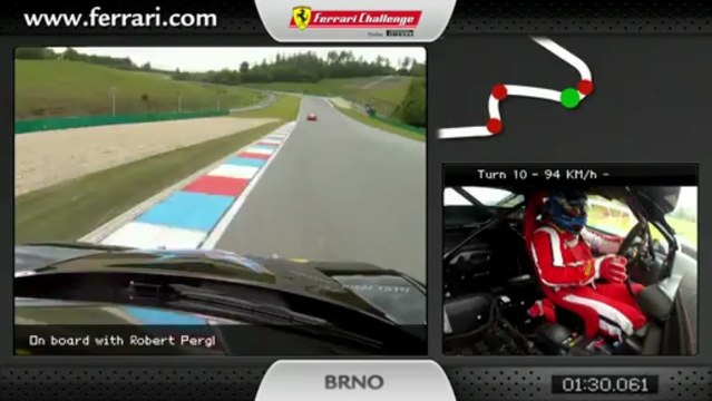 Autosital - Ferrari Challenge Trofeo Ferrari - Tour embarqué du circuit de Brno