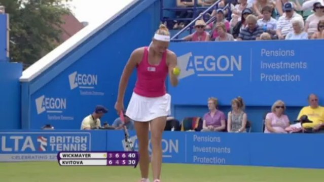 Trzy sety walki między Wickmayer i Kvitovą