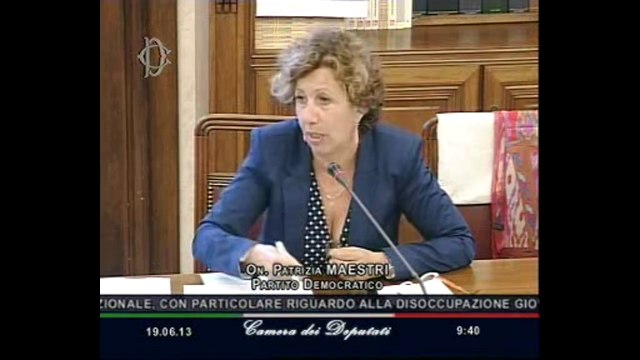 Roma - L'audizione dei rappresentanti dell'ISFOL (19.06.13)