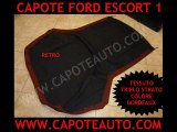 cappottina cappotta capote auto Ford Escort 1 serie tessuto Sonnenland rosso rossa prezzo cabrio