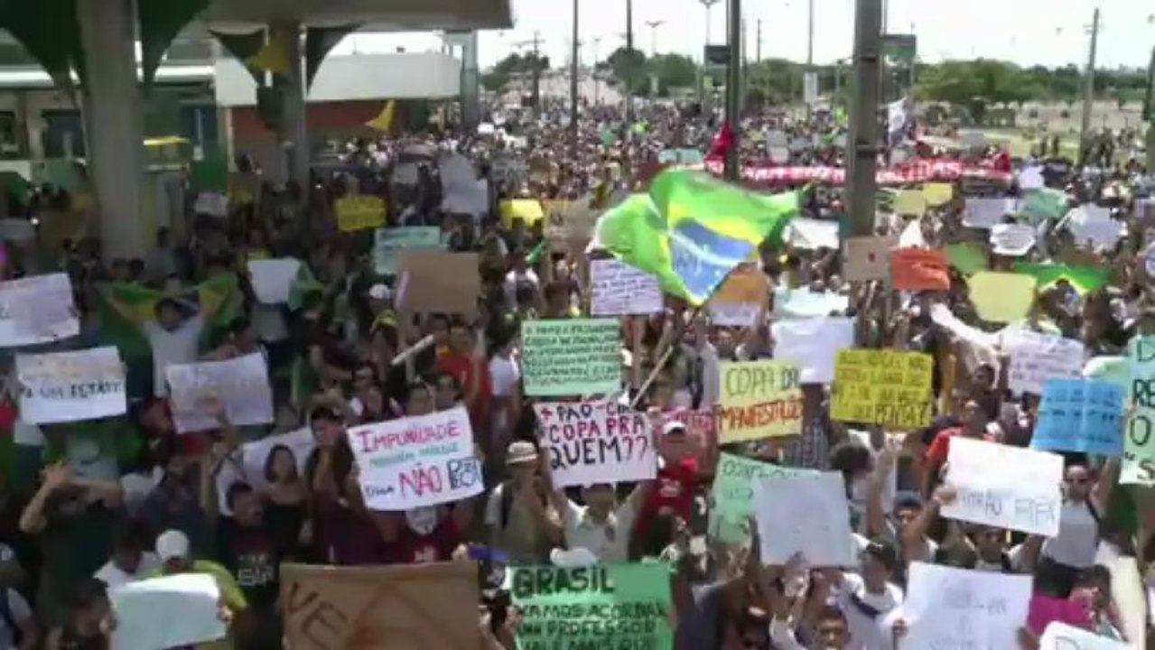 Neue Proteste in Brasilien - trotz Zugeständnissen