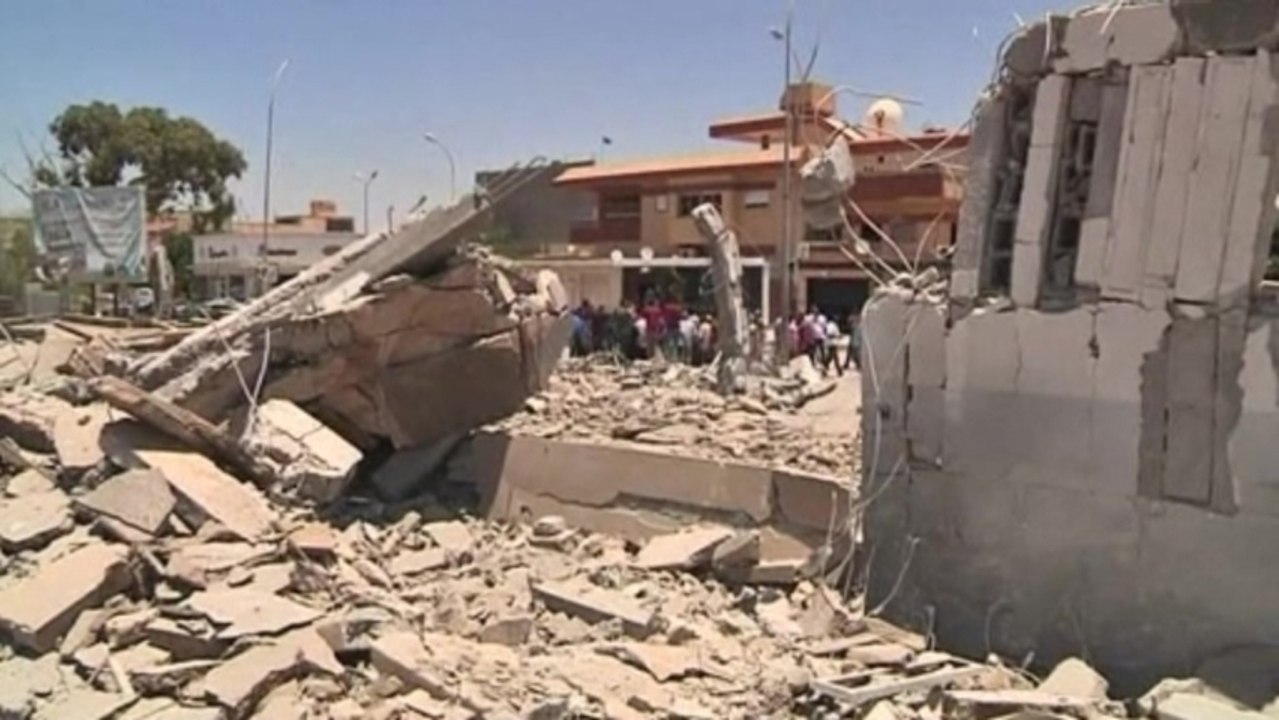 Bombs destroy Benghazi police station