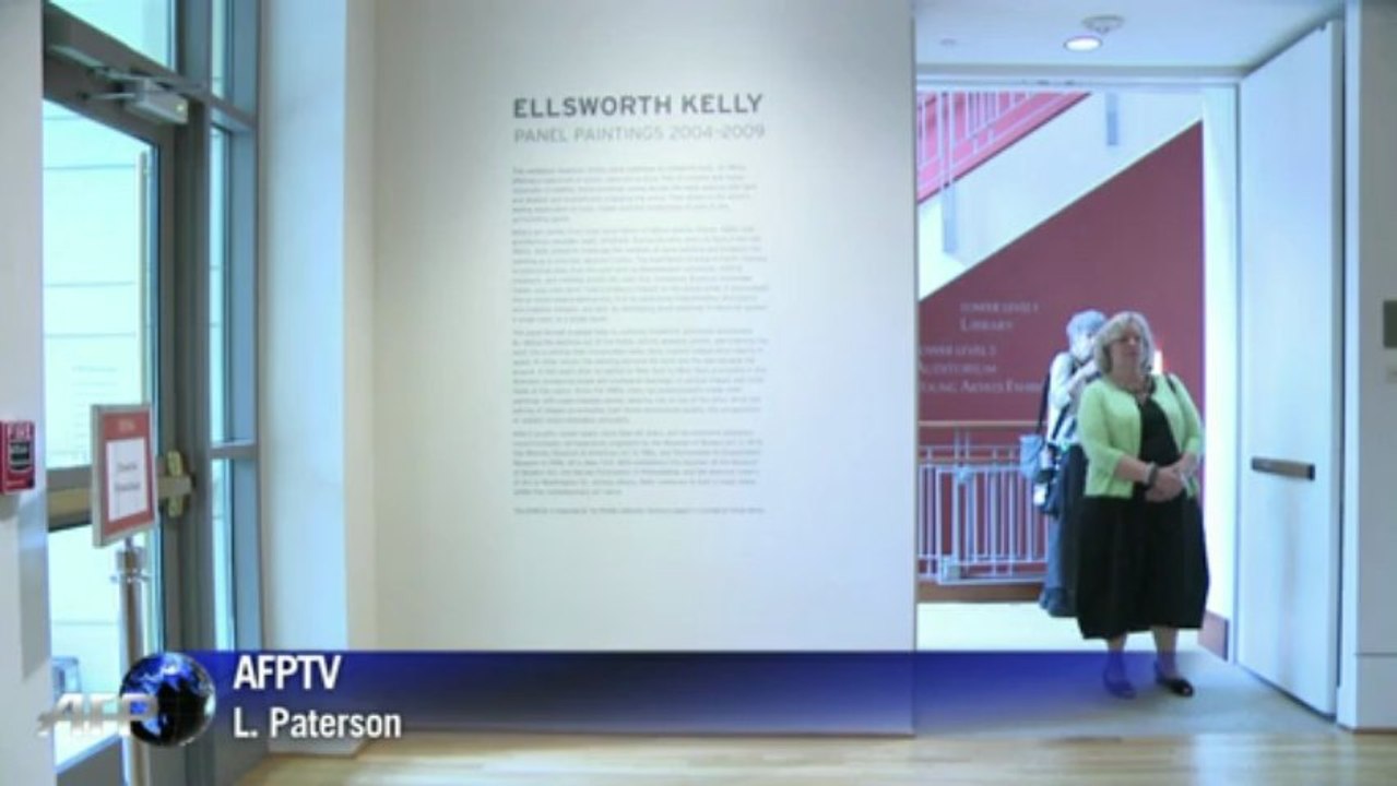L'artiste Ellsworth Kelly, 90 ans, exposé à Washington