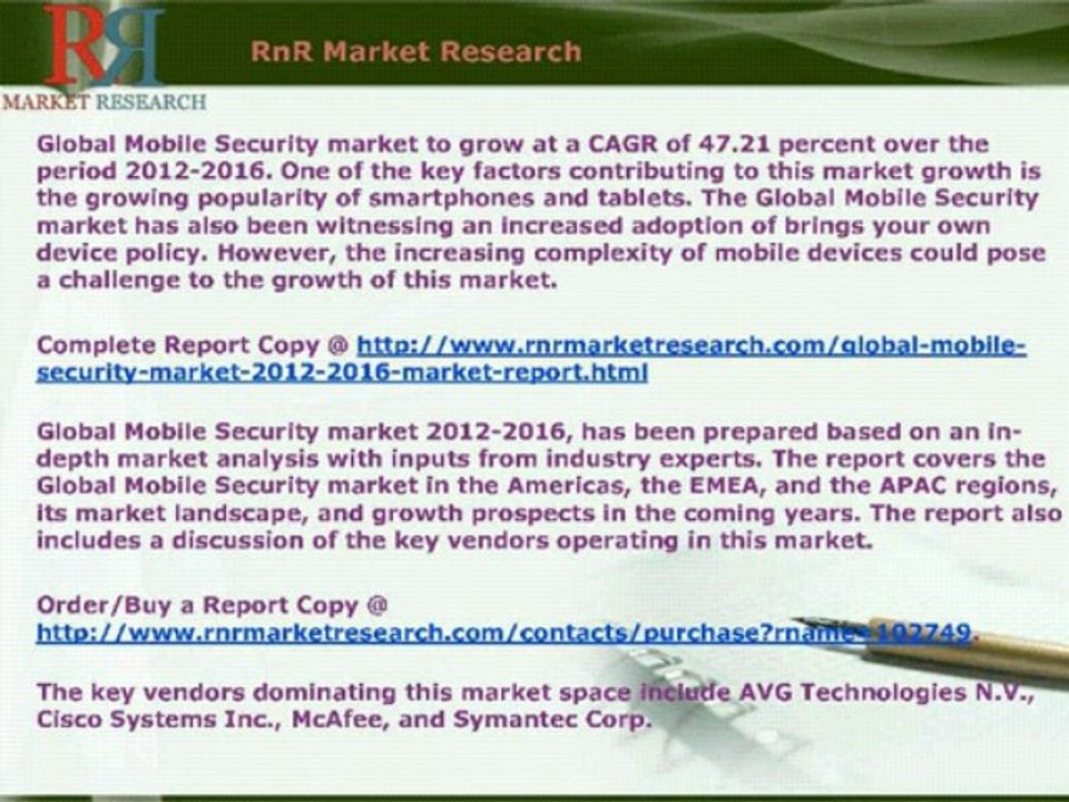 Mobile Security Market 2016