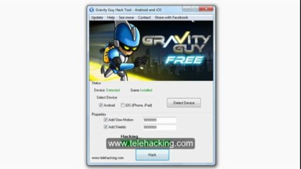 Gravity Guy Cheats Hacks Telecharger