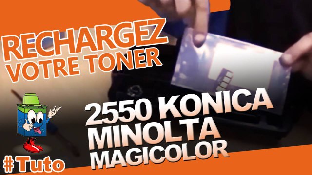 Comment bien recharger une cartouche de Minolta Konica Magicolor 2550