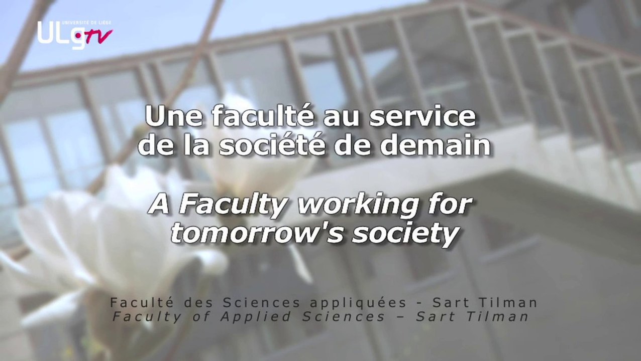 Faculté de Sciences Appliquées - Université de Liège