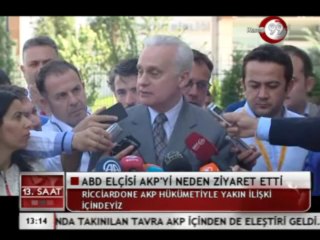 ABD ELÇİSİ AKP'Yİ ZİYARET ETTİ
