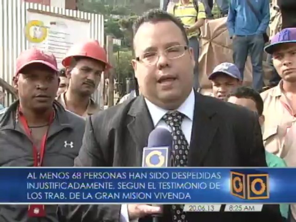 Trabajadores de la Misión Vivienda denuncian despido injustificado y exigen pagos pendientes