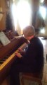 Grandmother with advanced Alzheimer's disease comes to life in front of a piano
