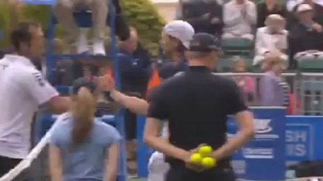 Andreas Seppi vs Radek Stepanek - Ultimo Game - Quarti di Finale - Eastbourne 2013
