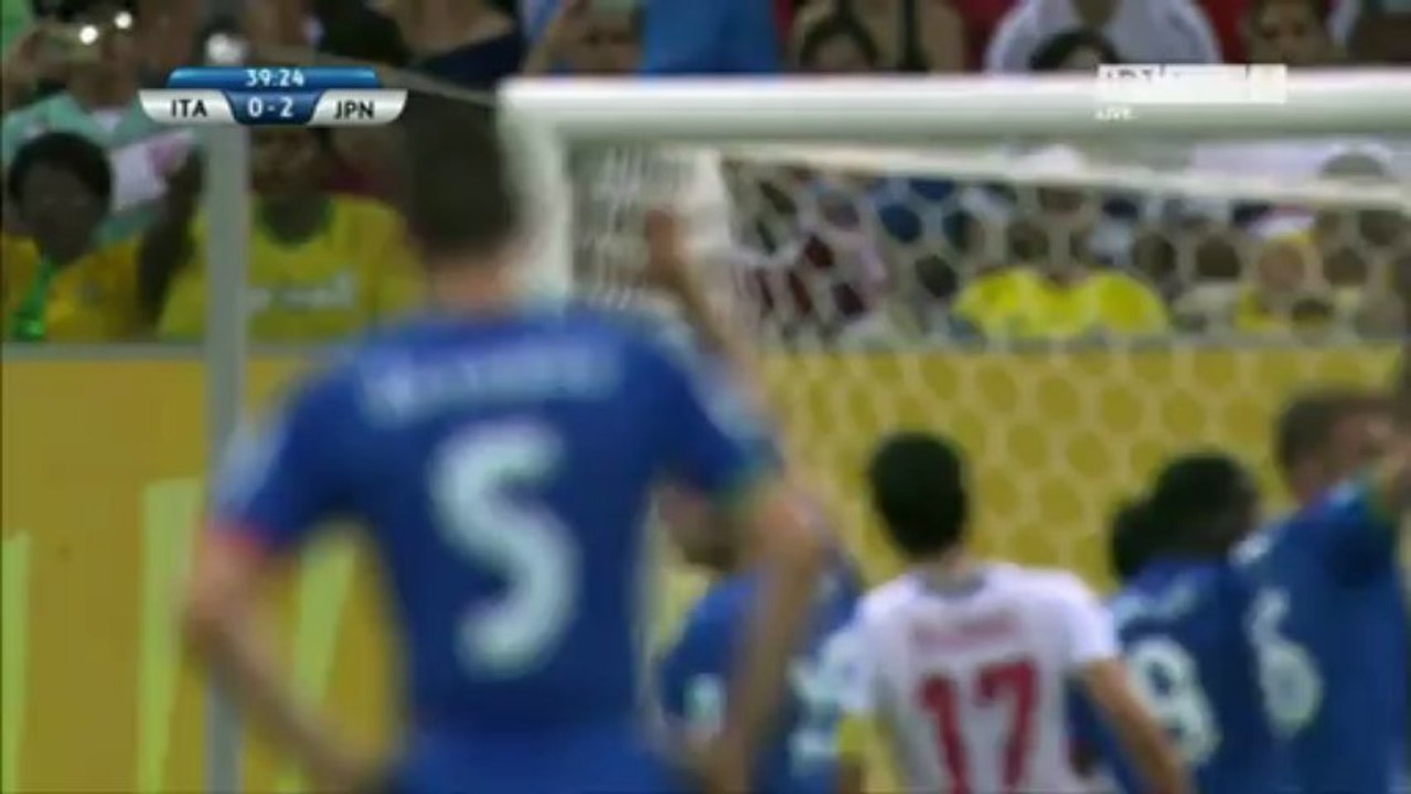 Resume 1ere mi-temps Italie Japon 20/06/13 Hafid Derraji