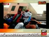 Mubashir Luqman exposed PTI candidate Muhammad Ibrahim & workers firing on PML-N candidate cars